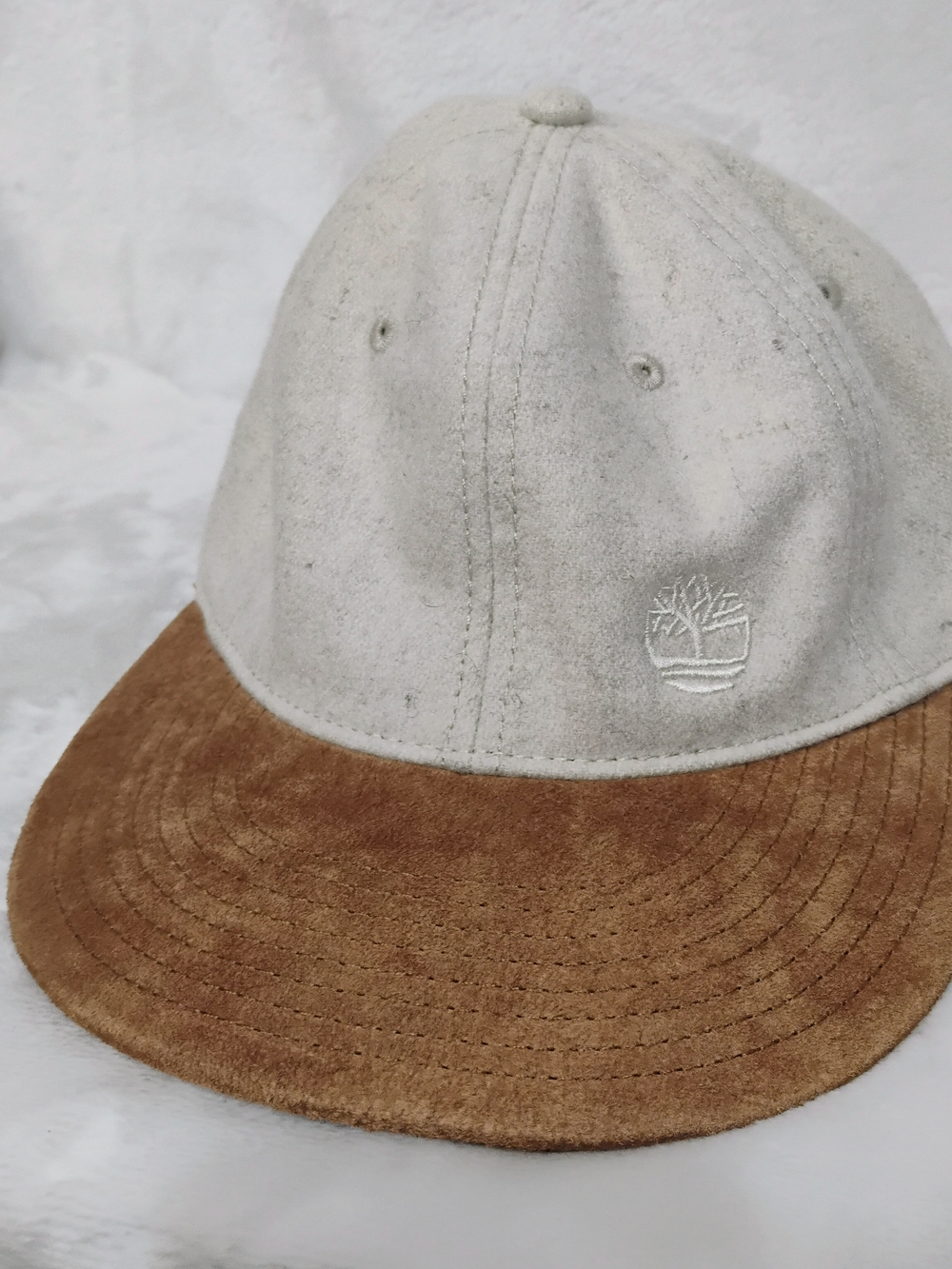 Timberland x American Eagle Icon Baseball Wool Blend Hat Cap Suede Brim NWT NEW